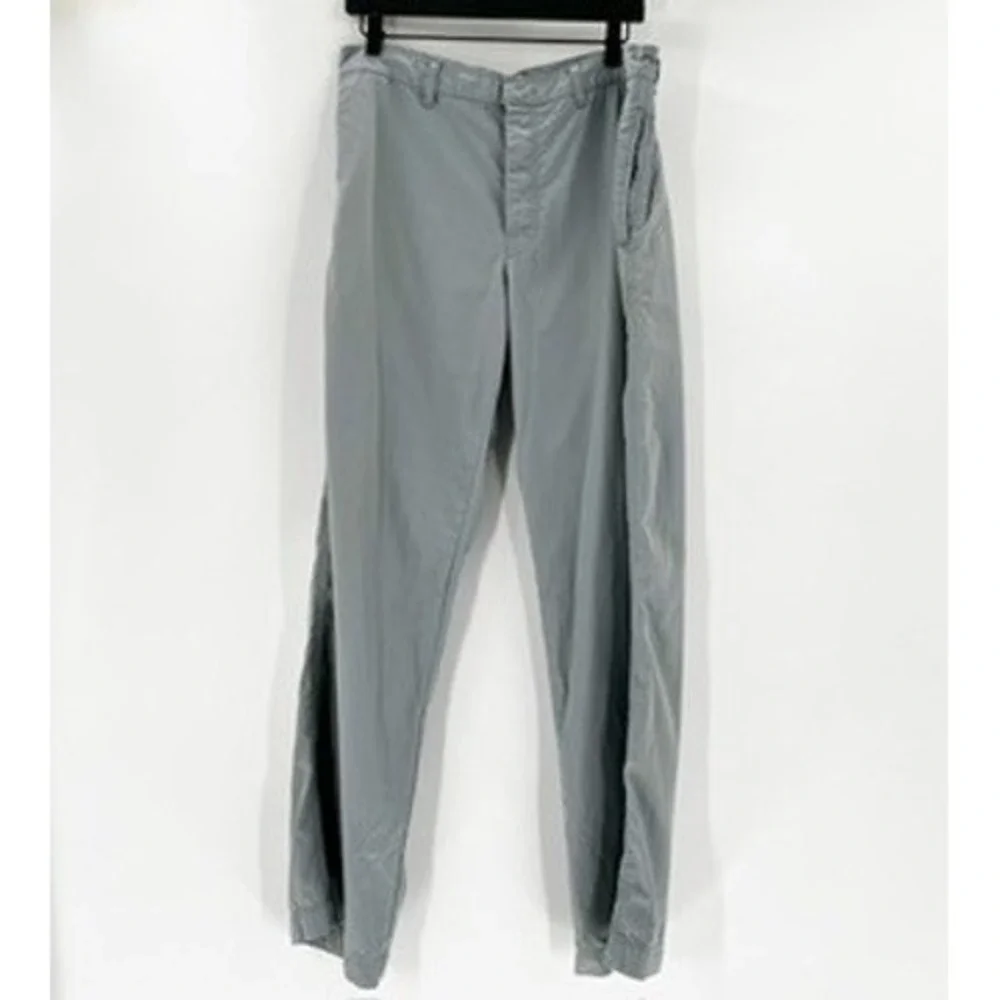 Banana Republic Chinos Mens 34R Light Blue Flat Front Casual Pants‎